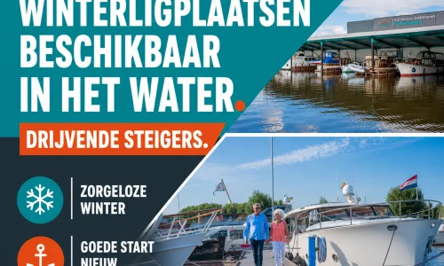 Winterligplaatsen aan drijvende steigers beschikbaar !